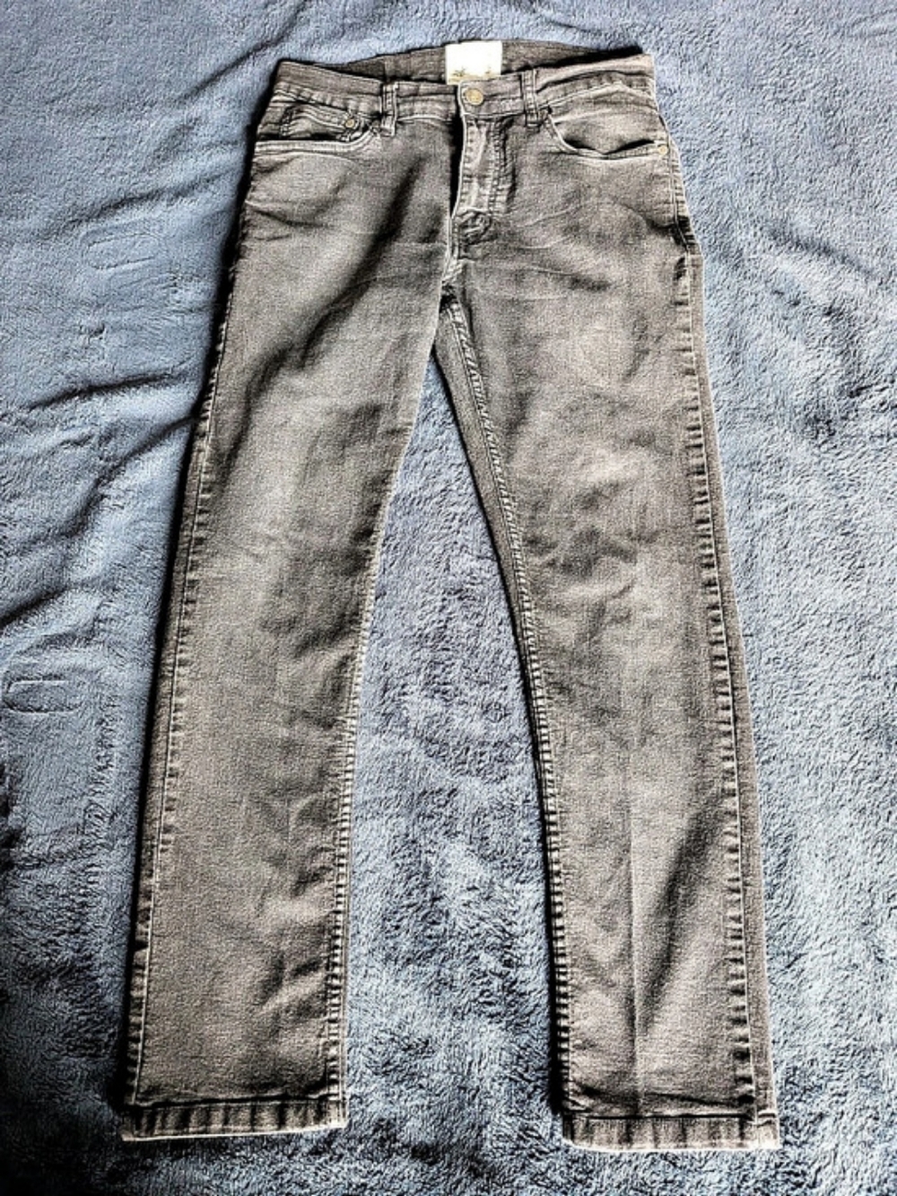 Luke & Dutch Men's Straight Leg Jeans Waist 30/30 Gray